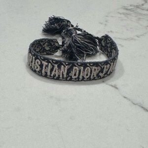 Dior Black and Cream Bracelet